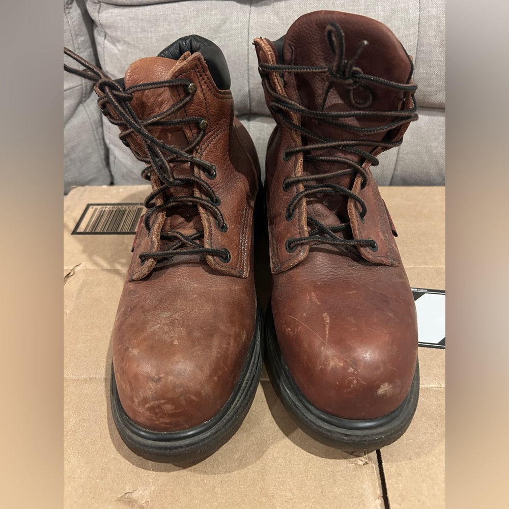 Red Wing Shoes Men's Dark Brown Rugged Boots